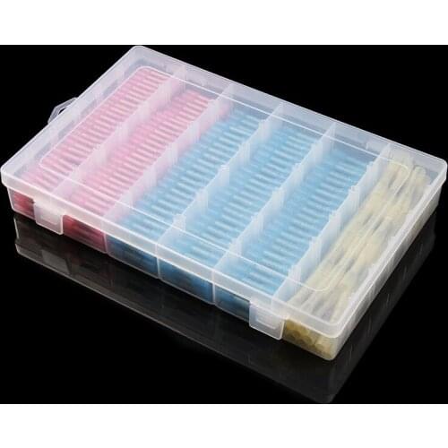 New 500Pcs Waterproof Heat Shrink Butt Connectors Cable Splice Crimp Terminals Kit 3 Size Electrical Wire Connectors AWG 22-10