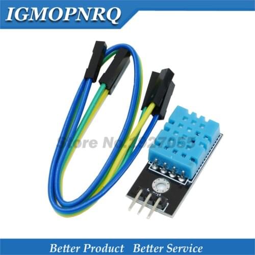 New Temperature and Relative Humidity Sensor DHT11 Module with Cable