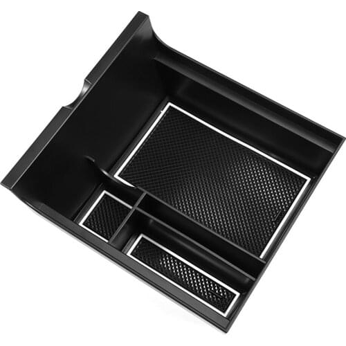 Armrest Storage Box for Tesla Model 3 Y 2021 Car Central Console Holder Tray Auto Container Organizer Auto Interior Accessories