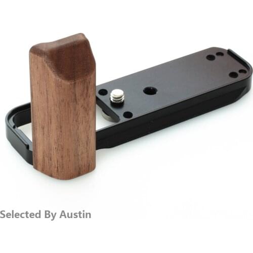 Hand Made Wood Hand Grip W Quick Release Plate Vertical Bracket Walnut For Fuji XT3 X100F XT30 XT20 Fujifilm X E3
