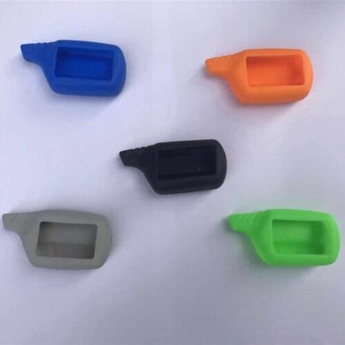 Silicone B9 B6 LCD Body Cover Case 2 Way Car Alarm For Starline B9 B91 B6 B61 A91 A61 V7 Remote Key Chain