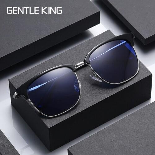 GENTLE KING Polarized Sunglasses Men Women Driver Shades Male Vintage Sun Glasses Men Spuare Mirror Summer UV400 Oculos