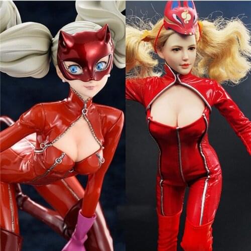 1/6 Persona 5 Cos Clothing Jumpsuit Bodysuit HT POP body CJG-W023 for 12" Female Doll Action Figure