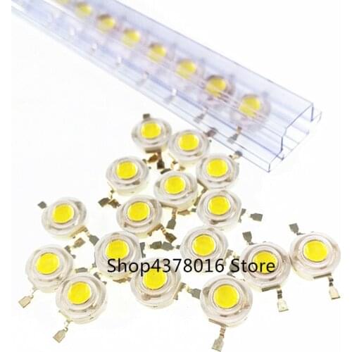 10 -1000 pcs Real Full Watt CREE 1W 3W High Power LED lamp Bulb Diodes SMD 110-120LM LEDs Chip For 3W - 18W Spot light Downlight