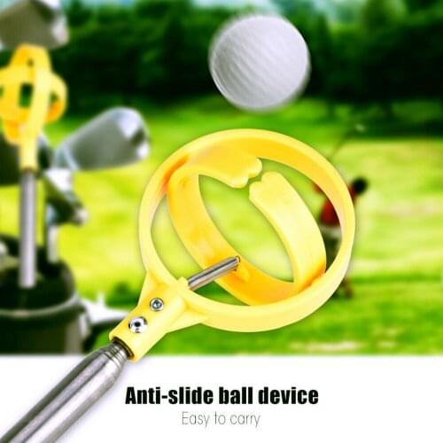 2.4m(Max) Golf Ball Picker Telescopic Golf Ball Retriever Anti-Slide Golf Ball Pick Up Tools Extendable Locking Scoop Picker