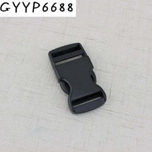 2pcs 26mm Dark black buckles for waist bags buckle luggages DIY Dual Adjustable Arched Bags backpack buckles