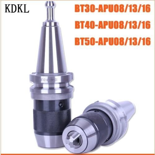 BT30 BT40 APU Drill Chuck Shank BT30 BT40 APU08 APU13 16Shank Self-tightening Drill Clamp With High Precision 0.08mm Tool Holder