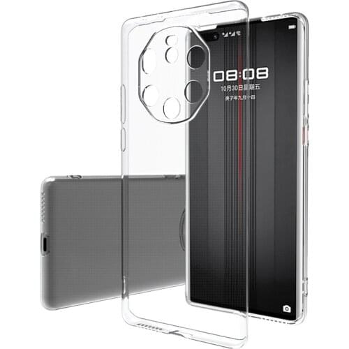 For Huawei Mate 40 RS Case Simple Slim Soft TPU Transparent Clear Phone Case For Mate 40 RS Cover