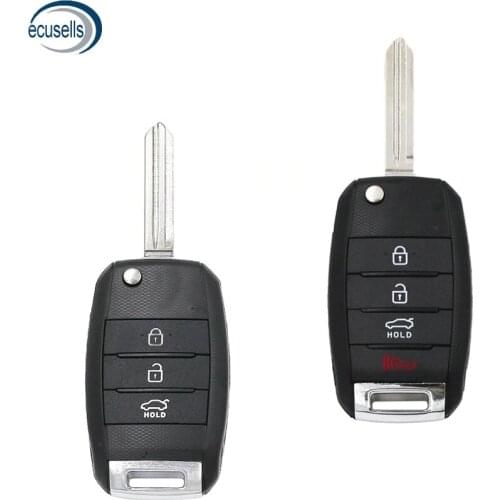 3 BUTTON 4 Button Folding Flip Remote CASE Key Shell Fob For KIA SORENTO Carens 2013 2014