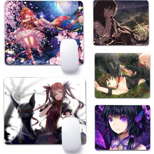 Sexy Anime Girl 22x18cm Mouse Pad Computer Small Mouse Non-slip Pad Desktop Keyboard Pad Office Mouse Mat