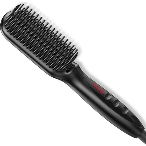 Electric Negative Ion Digital Display Comb Hair Straightener Styling Brush Tool No Harm Hair Electric Smooth Hair Straight Brush