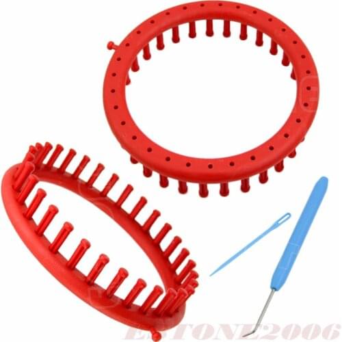 Classical Round Circle Hat Red Knitter Knifty Knitting Knit Loom Kit 19CM for knitting needles