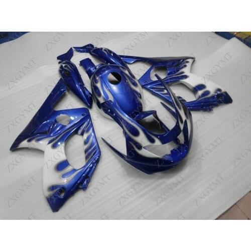 Bodywork Thundercat 1997 - 2007 Blue White Plastic Fairings YZF600R 06 07 Fairings for YAMAHA YZF600R 06 07