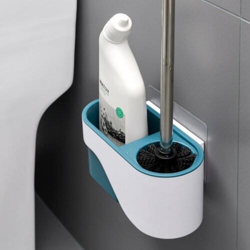 Home furnishings wall-mounted toilet toilet supplies home large full toilet bathroom storage artifact cleaning brush