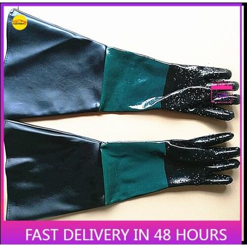 Non-slip Sandblasting Gloves, Cotton Lining