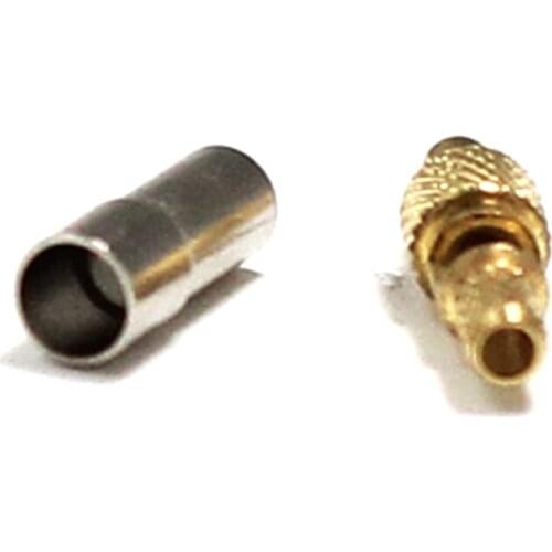 NEW MMCX Male Plug RF Coax Convertor Crimp for RG316,RG174, LMR100 Straight Goldplated NEW wholesale
