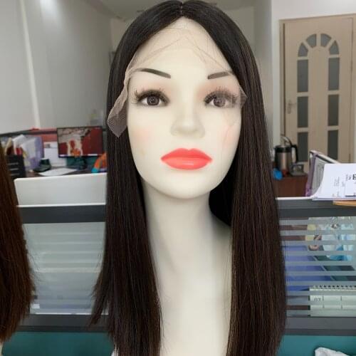 Alishevy custom made silk top European virgin hair wigs slight wave jewish wig kosher wig Best Sheitels in stock