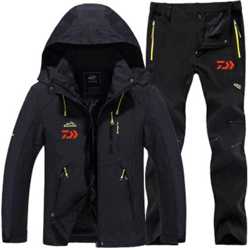 Daiwa Fishing Sports Sets Outdoor Fishing Clothing Quick-drying Pants Mens Fishing Suit Breathable Sunscreen Fishing Jacket