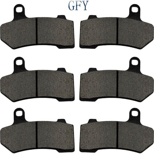 For HARLEY DAVIDSON Touring FLHR Road King Cast Wheel Type 2015 2016 2017 Motorcycle Brake Pads Front Rear