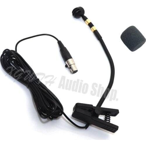 Xgwth Music Instrument Microphone Condenser Instrument Gooseneck Microfone for Shure Wireless Stage Performance