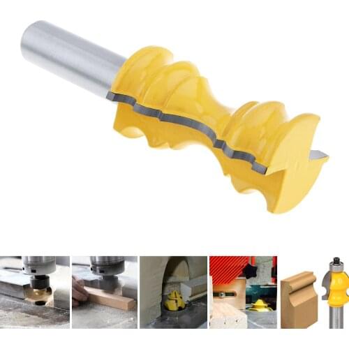 1/2 Inch Door String Course Milling Cutter with 1-1/8 Inch Blade for Particle Board / Multi-Layer Board / Solid Wood