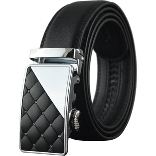 2018 Fashion Mens Genuine Leather Belts 130 140 150CM Plus Size Designer Strap Luxury Cowskin Cinto Metal Ceinture Belt for Man