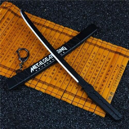 22cm Alloy Sword With Sheath Revenge Knife Model With Display Stand Game Props Ornaments And Pendants All-metal Crafts Toys