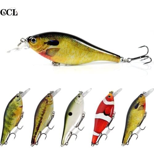 9.5CM 12.5G Sink Crankbait Lures Fishing Tackle Hard Body Crank Jerkbait Rattle Wobbler Bait Freshwater Fishing