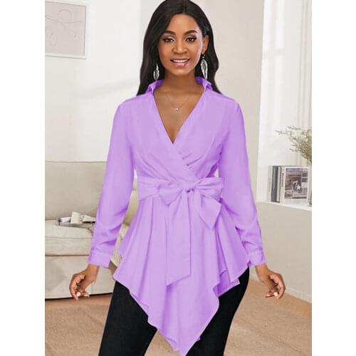 Блузки с запахом AOMEI China At AliExpress