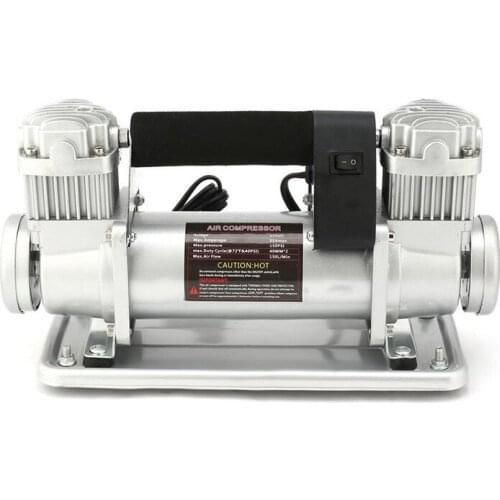 Car air pump dual-cylinder 480W high-power all-metal car air pump off-road play sand high-pressure refueling