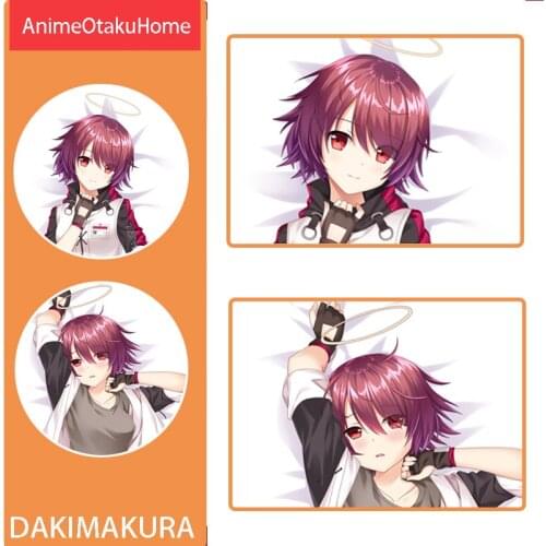 Anime Game Arknights Exuslal Ansel Double-Sided Printed Cute Girl Throw Pillow Cover Hugging Pillowcase Otaku Bedding Dakimakura