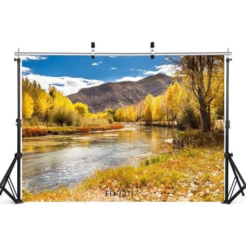 River Tree Photographic Background Portrait For Photo Studio Children Baby New Born Vinyl Cloth Photo Backdrop Photo Booth