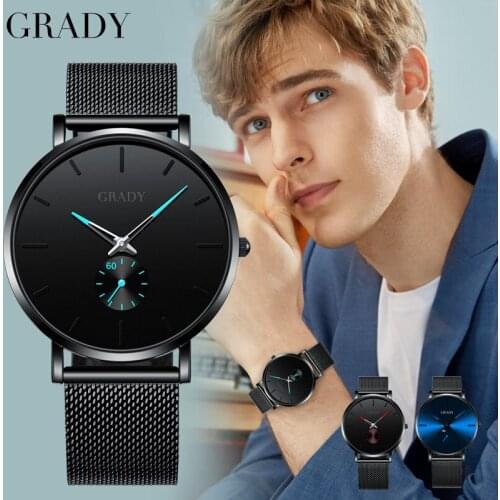 Мужские водонепроницаемые часы Grady China At AliExpress