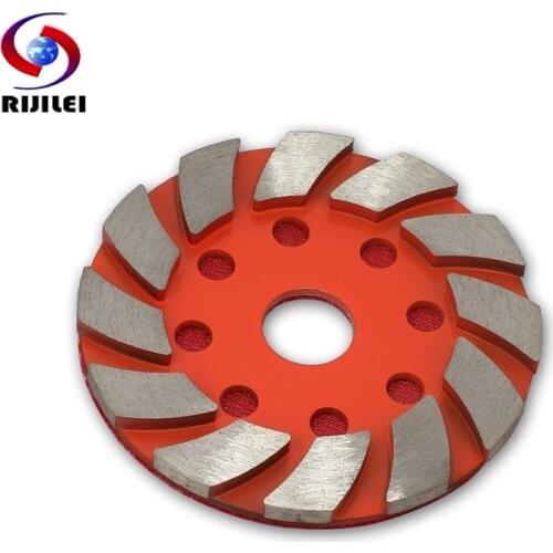 RIJILEI 4Inch Metal Diamond Polishing Pads 100mm Metal Bond Sintering Welding Diamond Floor Grinding Disc Marble Granite 4JKP
