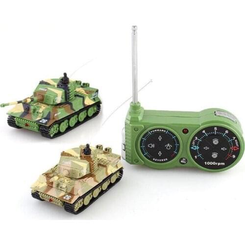 Remote Control Mini Tank 1:72 Simulation German Tiger Tank Military Model With Sound Mini Tank Remote Control Car Childrens Toy