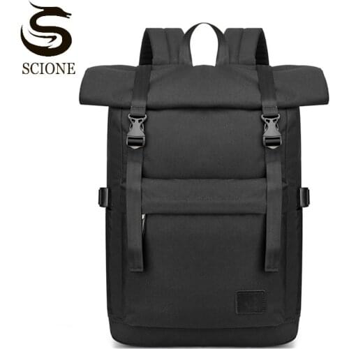 Unisex Fahion Casual Backpack Outdoor Waterproof Backpacks Business Travel Bags Student Laptop Rucksack Quality Polyester XA37M