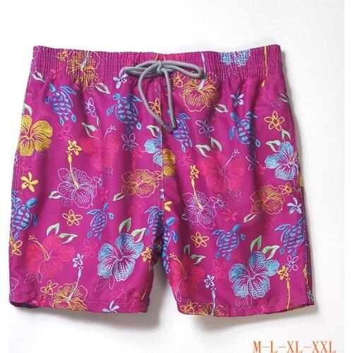 2021 New Mens Tropical Turtles Starfish Swimwear Beach Surf Pants Quick Dry Luxury Board Shorts Boxer Bermudas