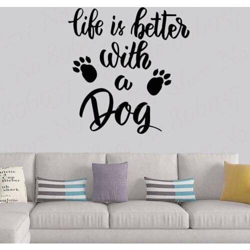 Pet Grooming Salon Wall sticker Four Paw Pet Store Lovers Dog Cat Veterinary Clinic Dector Wallaper WL1896