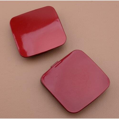 New 1Pair ABS Red Front Bumper Tow Hook Eye Cover Cap Fit for Toyota RAV4 2009 2010 2011 2012