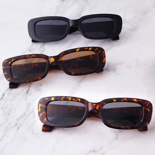 2021 New Trend Square Sunglasses Women 2021Brand Vintage Travel Small Rectangle Sun Glasses For Female Oculos Lunette De Soleil