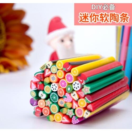 DIY Nail Art Decorations Animal Slices 3D Polymer Clay Tiny Fimo Nail Art Rhinestones Acrylic Decoration Manicure