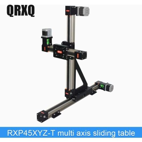 Free delivery of synchronous belt slide module XYZ multi axis gantry slide guide Z axis 100mm