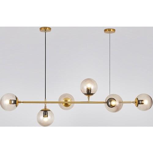 Globe Glass ball led Chandeliers Industrial Edison Chandelier Fixture Nordic Modern Chandelier Lighting Handing Lamp E27