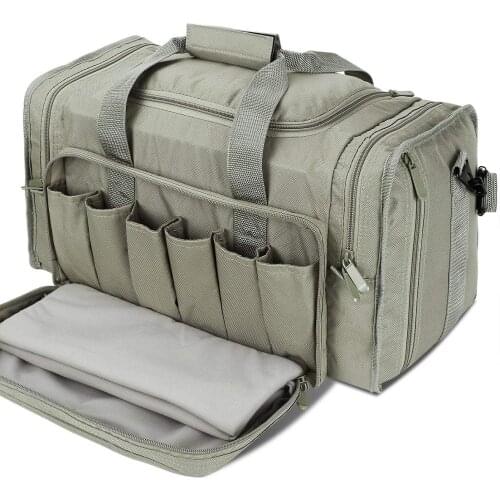 SoarOwl Range tactical Gun Bag Shooting Series Package Outdoor Multi-function Tactical Package Military Lockable Zipper Nylon