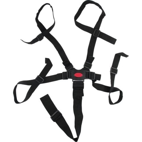 Universal Baby 5 Point Harness Safe Belt Baby Chair Safety Belt Dining Chair Bandage Belt For Stroller High Chair Kid Push Chair