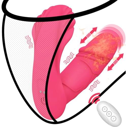 Clit Vibrators For Women G Spot Clitoris Sucker Stimulator Heating Wireless Wearable Vibrator Panties Sex Toys For Adults