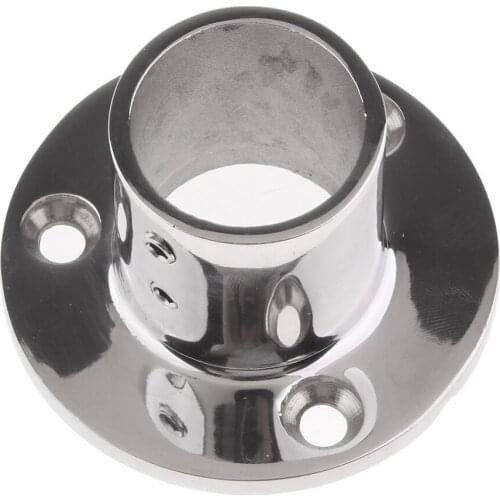 1 Pcs Boat Hand Rail Fitting 90 Degree Round Base2 Strong Corrosion Resistance Fit 32mm Marine Yacht Boat Rail / Tube / Pipe