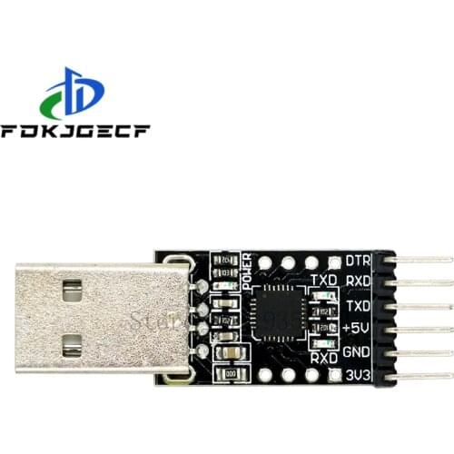 10PCS 6Pin USB 2.0 to TTL UART Module Serial Converter CP2102 Replace Ft232