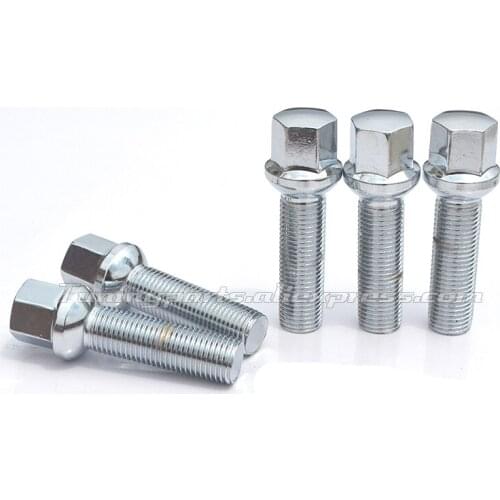 10PCS/Lot ) High Quality 10.9 Grade 12X1.5 Ball Seat 40MM 45MM 50MM Car Wheel Hub Spacer Extended Screws Lug Bolts