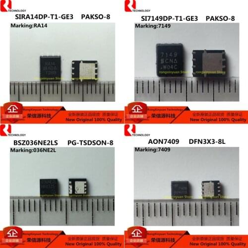 5pcs SIRA14DP-T1-GE3 RA14 SIRA14DP SIRA14 SI7149DP-T1-GE3 7149 SI7149DP SI7149 BSZ036NE2LS 036NE2L BSZ036NE2L AON7409 7409 new